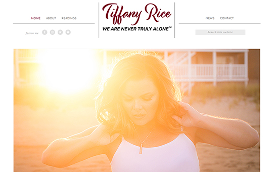 Tiffany Rice website & social