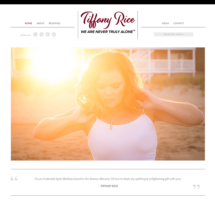 Tiffany Rice website